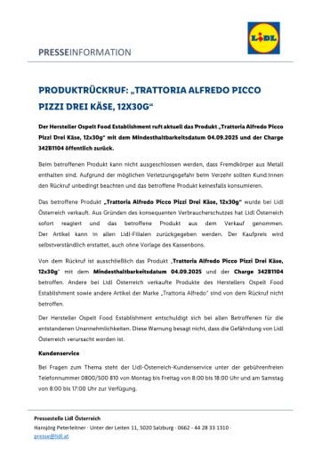 Vorschau Bild von Pressemitteilung