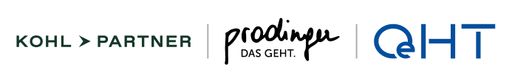 Logos von Kohl > Partner, prodinger und OeHT