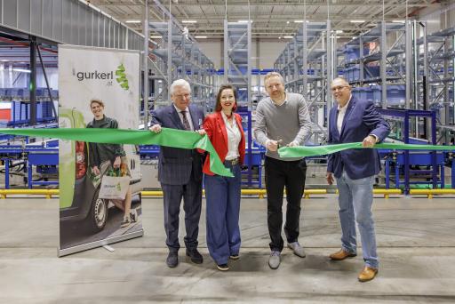 Feierliche Einweihung des modernisierten Gurkerl-Logistikzentrums