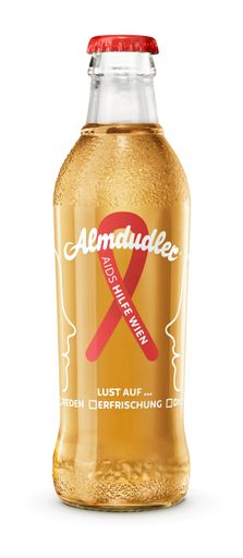  Almdudler Limited Edition unterstützt die Aids Hilfe Wien:
Gemeinsam gegen Diskriminierung und für Akzeptanz