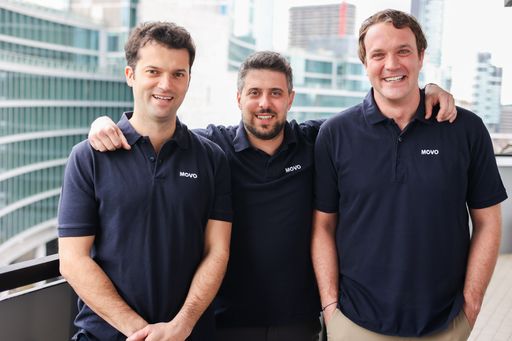  Das Gründerteam von Movopack (v.l.n.r.): Tomaso Torriani, Andrea
Cipollone und Alberto Cisco.