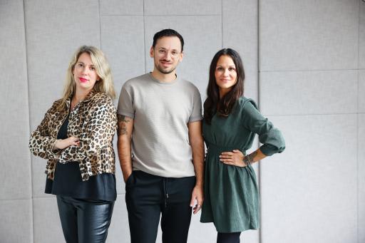  (v.l.n.r.) Sandra Kartik, David Slomo, Romina Colerus