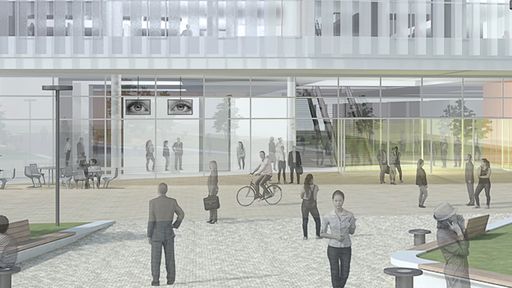 Das Projekt des österreichischen Künstlers ging beim Wettbewerb
von BIG ART für das Graz Center of Physics als Sieger hervor.