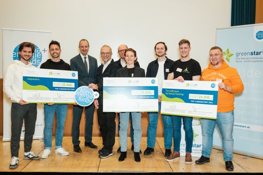 Greenstart Release Gala - Auszeichnung der TOP-3 TOP-3
„greenstars 2024″ am 28.11.2024 in der Wiener Urania
