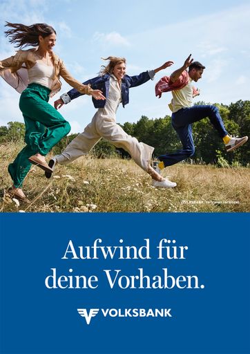 Vorschau Bild von Bild 02: Sujet „Aufwind für deine Vorhaben“ © VOLKSBANK WIEN AG