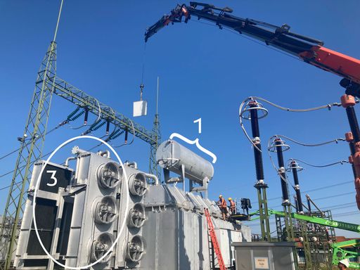 Trafo Umspannwerk Südburgenland Aufrüstung