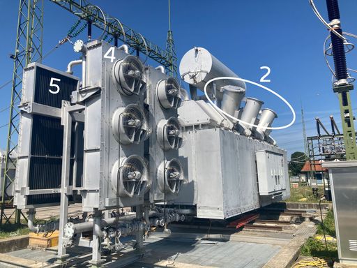 Vorschau Bild von Trafo UW Südburgenland: Durchführungstöpfe