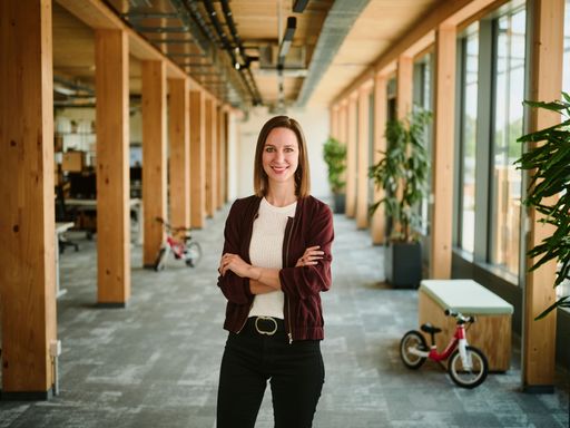 Nicole Lunzer leitet das globale Marketing bei woom