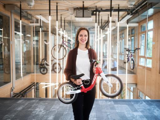 Vorschau Bild von Nicole Lunzer leitet das globale Marketing bei woom