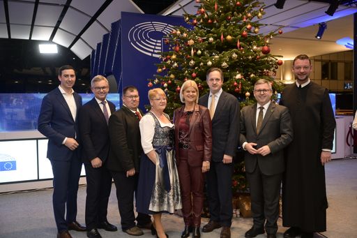 Kammerpräsident Johannes Schmuckenschlager (3.v.r.) führte heuer
die NÖ Bauernbund-Delegation an.