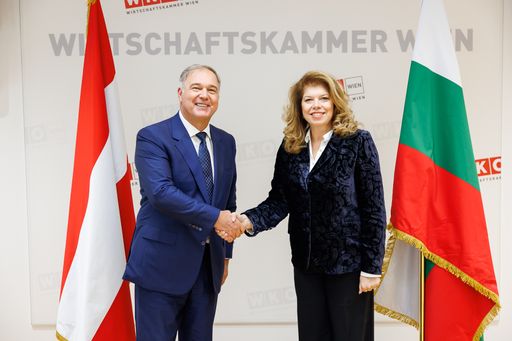 WK Vienna President Ruck received Bulgarian Vice President Iotova