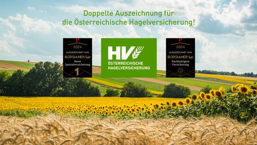 Auszeichnung zur „Besten Spezialversicherung“ und „Nachhaltigsten
Versicherung“ in Österreich
