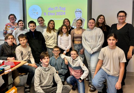 Vorschau Bild von Erfolgreicher Start für den ersten „die IT-Tag“ am 9. Dezember
2024 mit den Schüler*innen der NMS Payerbach