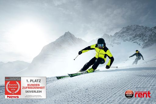 SPORT 2000 rent ist die Nummer 1 im Skiverleih.