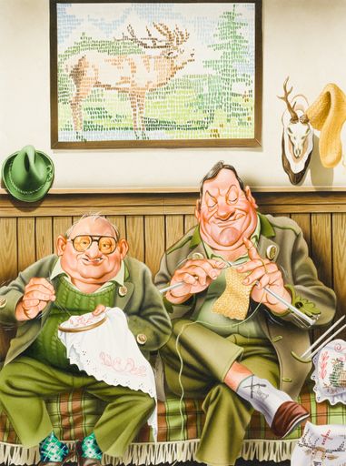 Vorschau Bild von Pressebild zur Ausstellung "Sehnsucht Wald" 12.07.2025 -
28.06.2026, Karikaturmuseum Krems