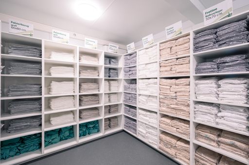 Vorschau Bild von Innenansicht der Linen2GO-Servicebox.