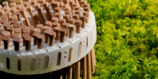  Der Holznagel mit Kopf wurde eigens für den Fassadenbau
entwickelt. Er verfügt über eine stumpfe Anti-Spalt-Spitze und ist
für die gängigsten Nadelholz-Fassaden sowie eine Vielzahl weiterer
Anwendungen geeignet, sowohl im Innen- als auch im Außenbereich, wie
z.B. Sichtschutzelemente, Gartenhäuser, Gartenpavillons,
Raumtrenner, etc.