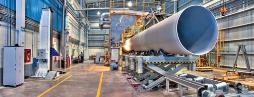 GFK-Rohre werden vielfältig eingesetzt – etwa für Abwassersysteme
und Trinkwasserleitungen.