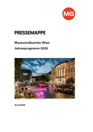 Vorschau Bild von Pressemappe MQ Jahresprogramm 2025
