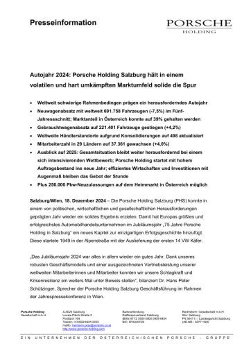  PHS Jahrespressekonferenz 2024