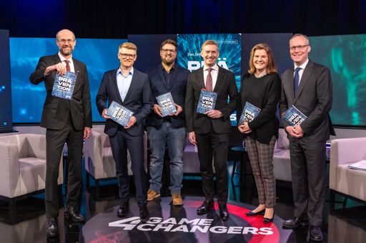 Vorschau Bild von Rolf Gleißner (WKÖ), Marco Kanngieser (Sanofi), Alexander Braun
(IMC Krems), Jakob Hochgerner (oö. Landesverwaltung), Eva Höltl
(Erste Bank), Alexander Biach (SVS)