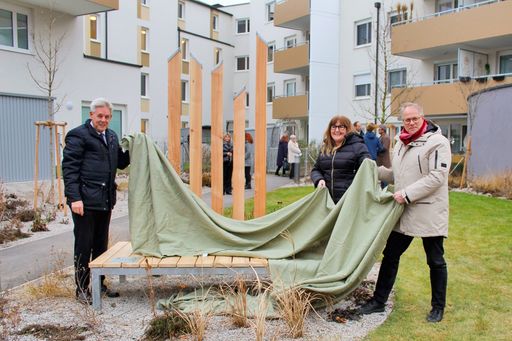 Vorschau Bild von Enthüllung Installation "Drei Wächter"