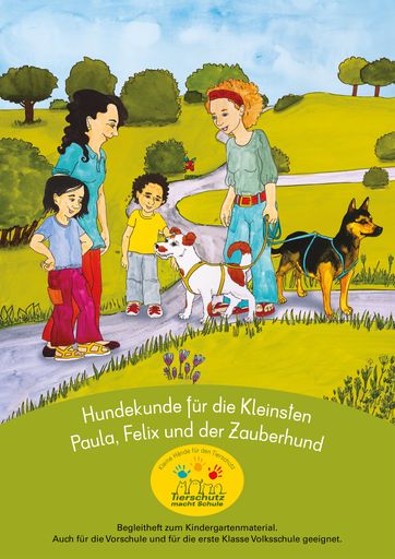  Material "Hundekunde für die Kleinsten" Zielgruppe: Kindergarten
und 1. Klasse Volksschule Es kann kostenlos, exkl. Versand, beim
Verein "Tierschutz macht Schule" bestellt werden. Information und
Bestellung: www.tierschutzmachtschule.at