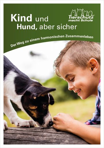 Vorschau Bild von Die Broschüre „Kind und Hund, aber sicher“ gibt Tipps für einen
gelungenen Alltag mit Hunden in der Familie. Die notwendige Basis
für einen sicheren Umgang mit ihnen wird schon beim Hundekauf
gelegt. Für eine positive Kind-Hund-Beziehung muss die ganze Familie
die Körpersprache der Hunde verstehen und entsprechend reagieren
können. Bestellung:
https://www.tierschutzmachtschule.at/kind-und-hund-aber-sicher