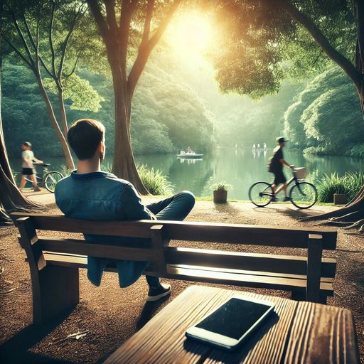 Vorschau Bild von Immer mehr Menschen gönnen sich eine Auszeit vom Bildschirm, um
den Kopf freizubekommen von der permanenten Online-Berieselung.