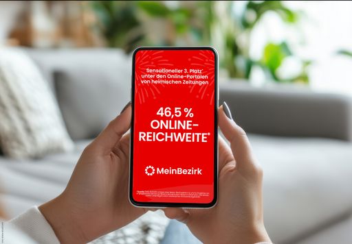 Vorschau Bild von MeinBezirk.at auf dem 3. Platz* unter den Online-Portalen
heimischer Zeitungen