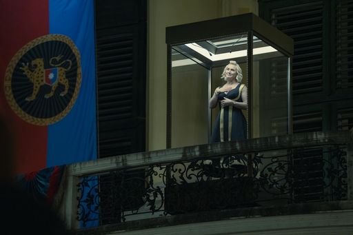  "The Regime", HBO - Kate Winslet auf dem Balkon von Schloss
Schönbrunn
