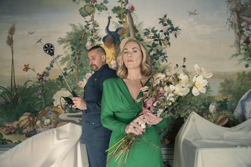 Vorschau Bild von "The Regime", HBO - Kate Winslet und Matthias Schoenaerts in den
Berglzimmern in Schloss Schönbrunn