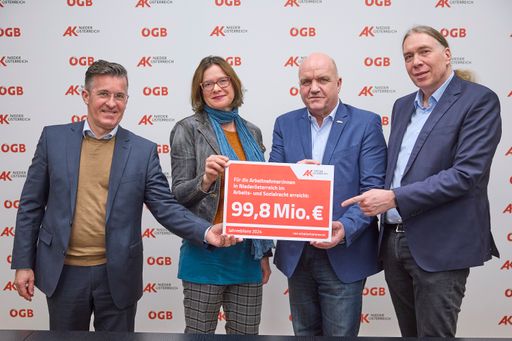 AK Niederösterreich präsentiert Arbeits- und Sozialrechtsbilanz
2024