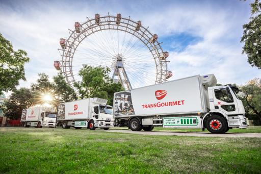 Vorschau Bild von Transgourmet betreibt 26 E-LKW