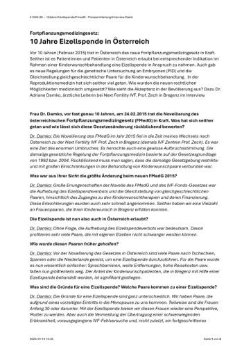  Interview Dr. Adriane Damko: 10 Jahre FmedG Novelle in Österreich