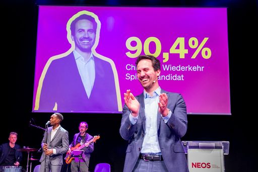 Christoph Return confirmed as the top candidate of Neos Vienna