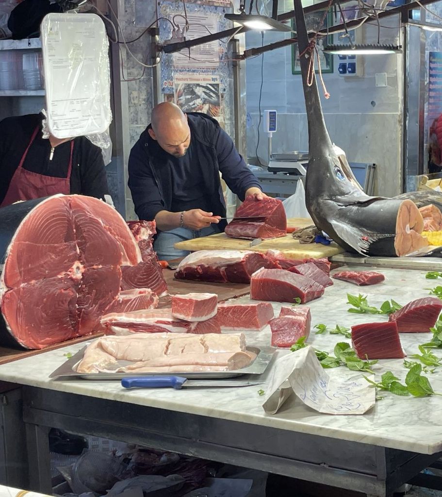 “At the fish market” in Linz