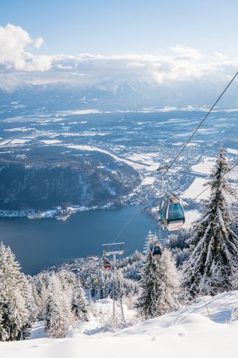 Vorschau Bild von Die beiden Wettbewerbsorte Gerlitzen Alpe und Ossiacher See sind
durch die Kanzelbahn direkt verbunden!