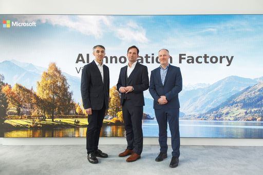  https://www.apa-fotoservice.at/galerie/39121 Im Bild v.l.n.r.:
Hannes A. Schwetz, Programmverantwortlicher AI-Adoption beim Austria
Wirtschaftsservice (aws), Hermann Erlach, General Manager bei
Microsoft Österreich und Markus Nemeth, Managing Director bei paiqo