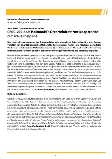 Vorschau Bild von Pressemitteilung