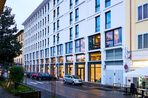  Außenansicht des neu eröffneten a&o Hostel Firenze Campo di Marte