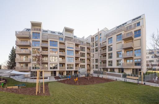 Termingerecht fertiggestellt und fast vollvermietet: Der
„Wohnpark Liesing“ wurde über Bauherrenmodelle der IFA AG
realisiert.