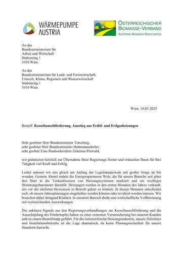 Vorschau Bild von Heizungsbranche fordert rasches Handeln