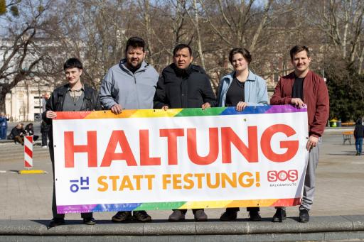 ÖH Vorsitzteam & SOS Balkanroute