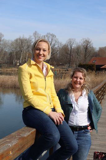 Personen vlnr: GR Caroline Hungerländer, BV-Stv. Michaela Löff
