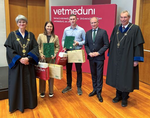 For the first time, hail insurance awards the sponsorship award at the Veterinary University of Vienna