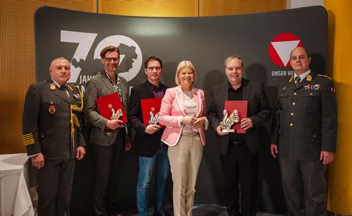 Präsentation der Jubiläumsfanfare anlässlich des 70-jährigen
Bestehens des Bundesheeres