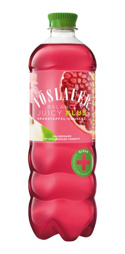 Vorschau Bild von Vöslauer Flavours Ananas: Exotische Verstärkung für die breite
Palette an Flavours am deutschen Markt & Vöslauer Balance Juicy
Granatapfel-Hibiskus Plus Eisen: Der Eisenlieferant für den Tag