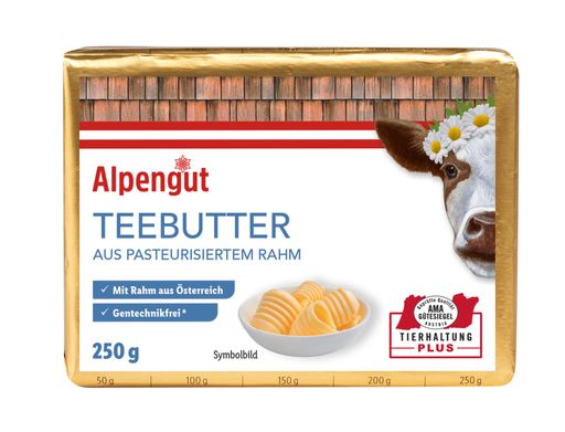 Alpengut Butter (Abdruck für Pressezwecke honorarfrei,
Fotocredit: Lidl Österreich)