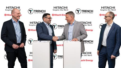  Handschlag nach der Unterschrift: Bahadir Basdere, CEO Trench
Group (2.vl), Niklas Persson, Geschäftsführer Netzintegration
Hitachi Energy (2.vr), Klaus Merklein, CCO Trench Group (li.) und
Donato Scaccini, Leiter Supply Chain Management Hitachi Energy.(re.)
// Weiterer Text über ots und www.presseportal.de/nr/178644 / Die
Verwendung dieses Bildes für redaktionelle Zwecke ist unter
Beachtung aller mitgeteilten Nutzungsbedingungen zulässig und dann
auch honorarfrei. Veröffentlichung ausschließlich mit
Bildrechte-Hinweis.